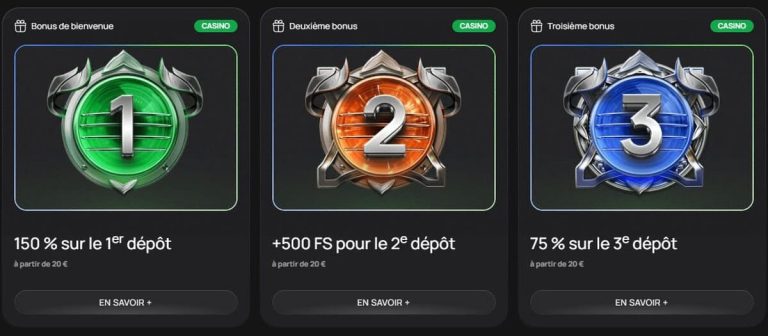 Flagman Casino bonus bienvenue