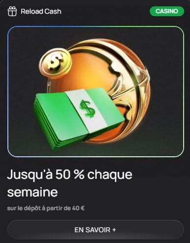 Flagman Casino bonus reload