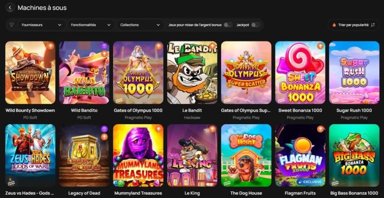 Flagman Casino machines à sous