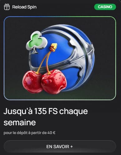 Flagman Casino reload spin