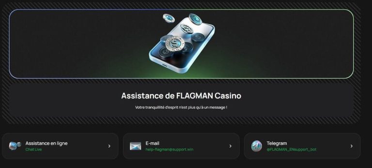 Flagman Casino support client